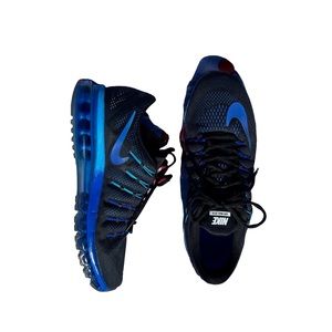 Mens size 13 rare Nike Air Max 2016 'Black Deep
Royal Blue/running/gym/sneakers
